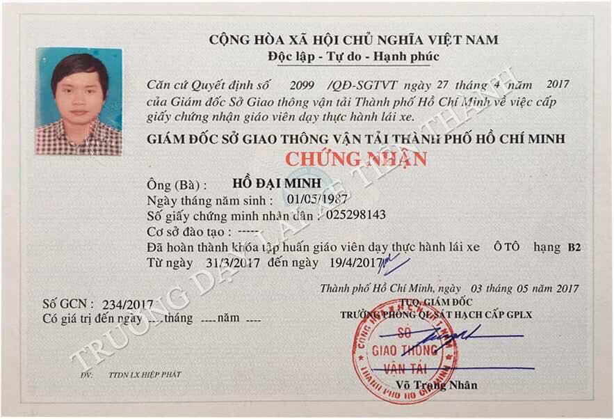 trung tam day lai xe o to Tien Thanh